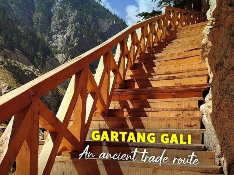 Gartang gali, uttarakhand, the ancient trade route